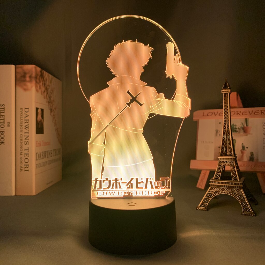 Cowboy Bebop Spike 3D Lamp