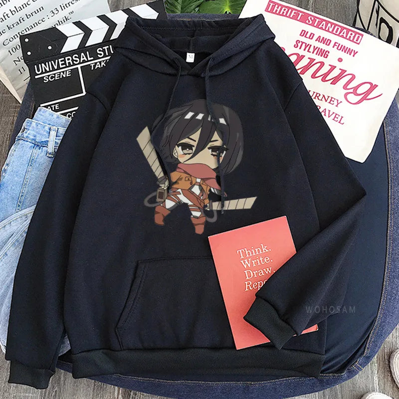 Attack on Titan Levi Eren Mikasa Ackerman Hoodie