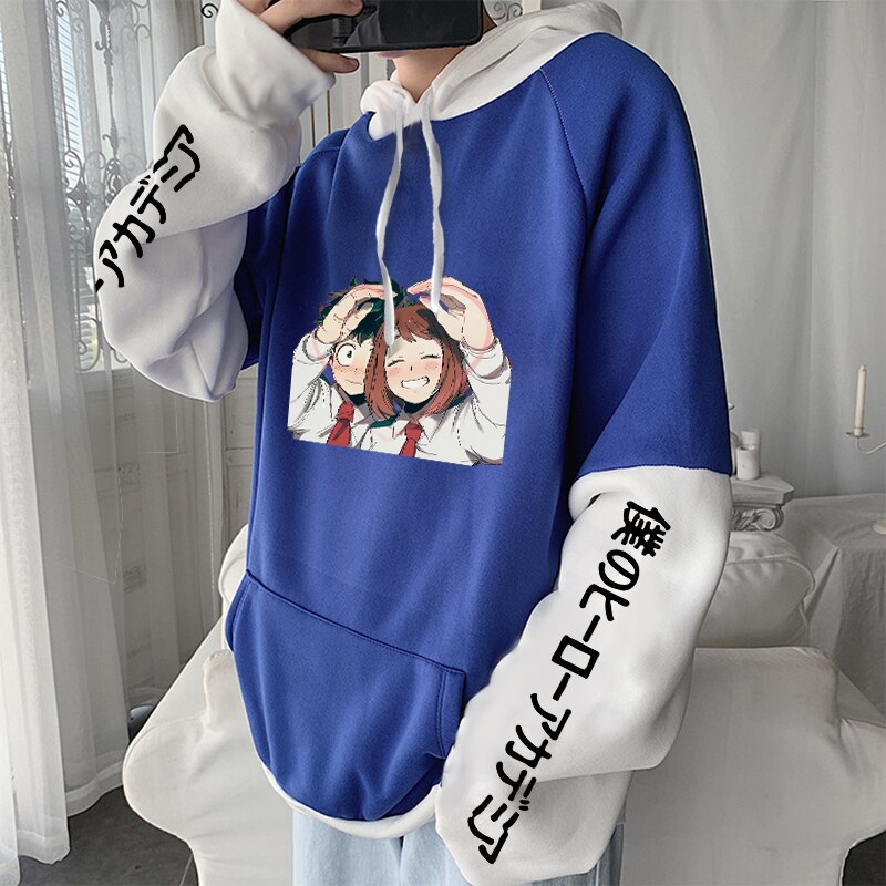 My Hero Academia Ochako Uraraka And Midoriya Izuku Hoodies