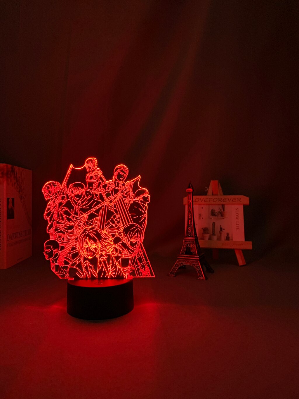 Attack on Titan Group 3D Lamp