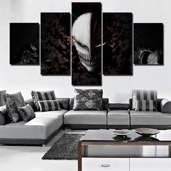 5 Pieces Bleach Wall Art Canvas