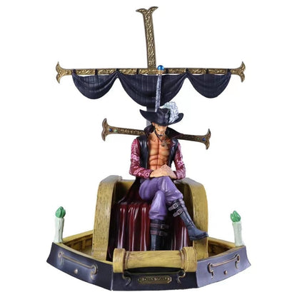 One Piece Dracule Mihawk King Hawkeye Oka Shichibukai Sitting Sailboat Figure