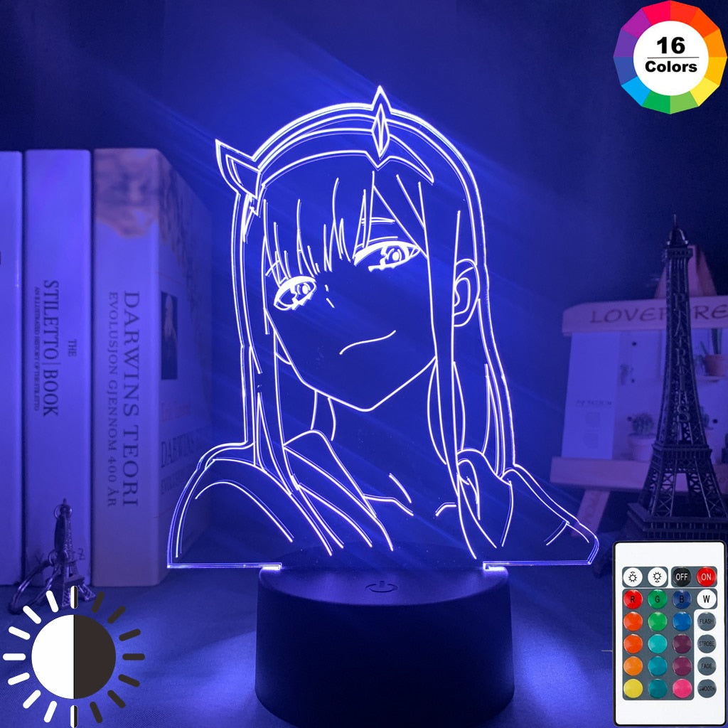 Darling In The Franxx 3D Lamp