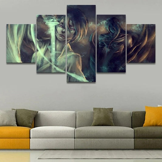 5 Pieces Bleach Wall Art Canvas