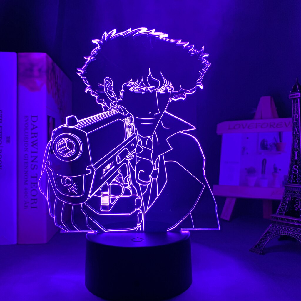 Cowboy Bebop Spike 3D Lamp