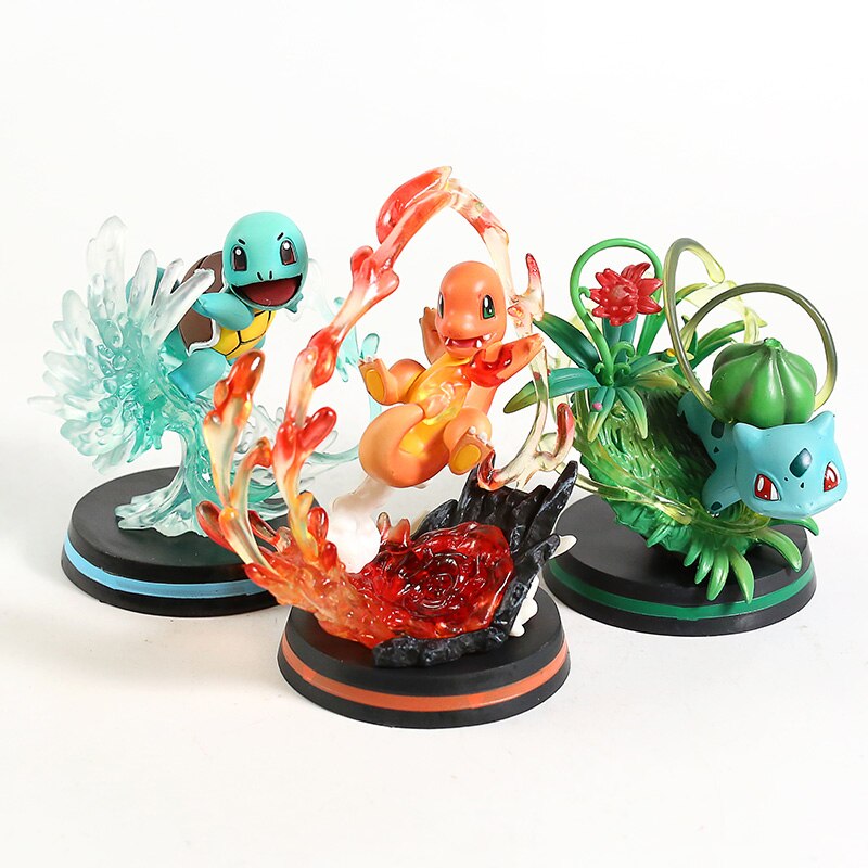 Pokemon Charmander Bulbasaur Squirtle PVC Figure