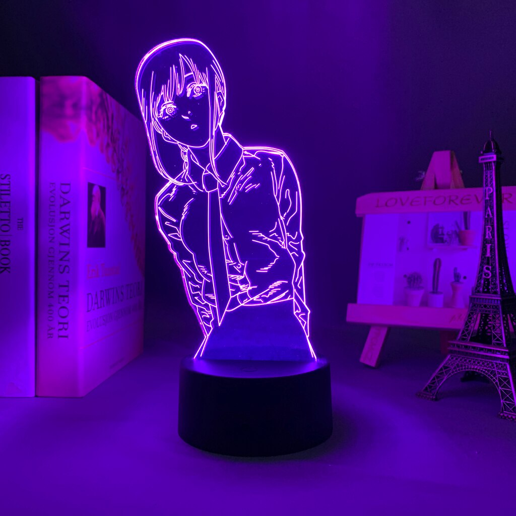 Chainsaw Man Makima 3D Lamp