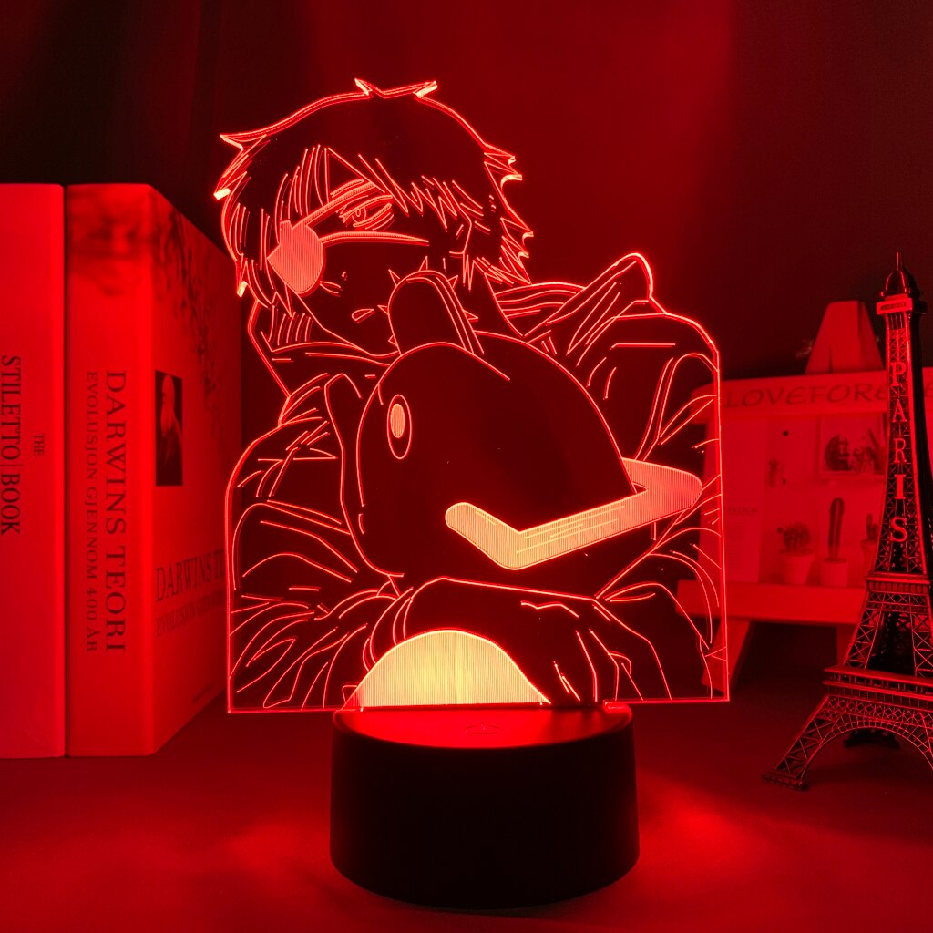 Chainsaw Man 3D Lamp