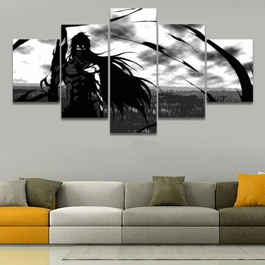 5 Pieces Bleach Wall Art Canvas