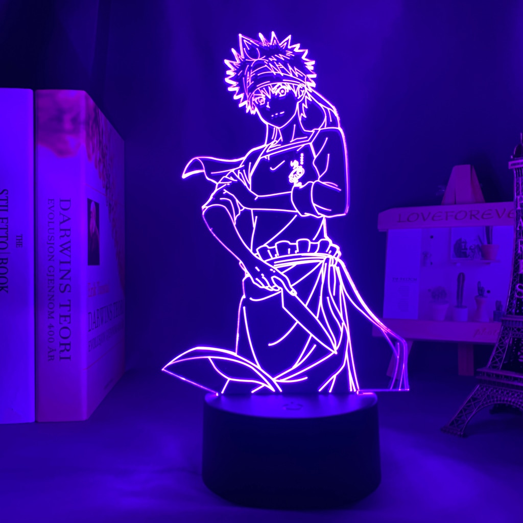 Food Wars Shokugeki No Soma 3D Lamp