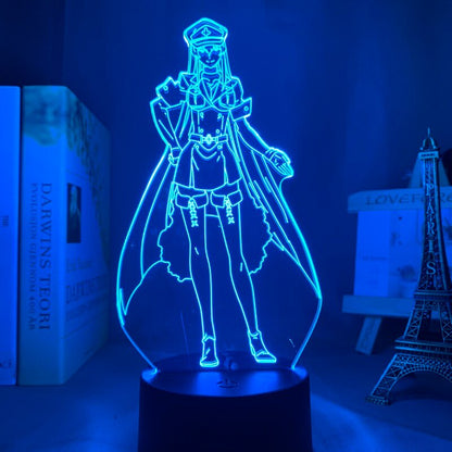 Akame Ga Kill Esdese 3D Lamp