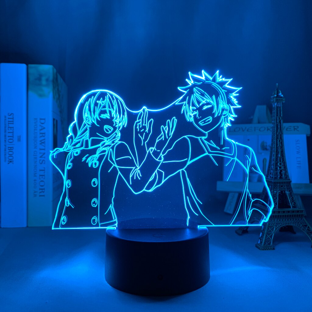 Food Wars Shokugeki No Soma 3D Lamp