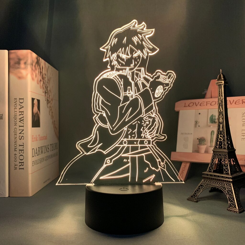 Fullmetal Alchemist Roy Mustang 3D Lamp