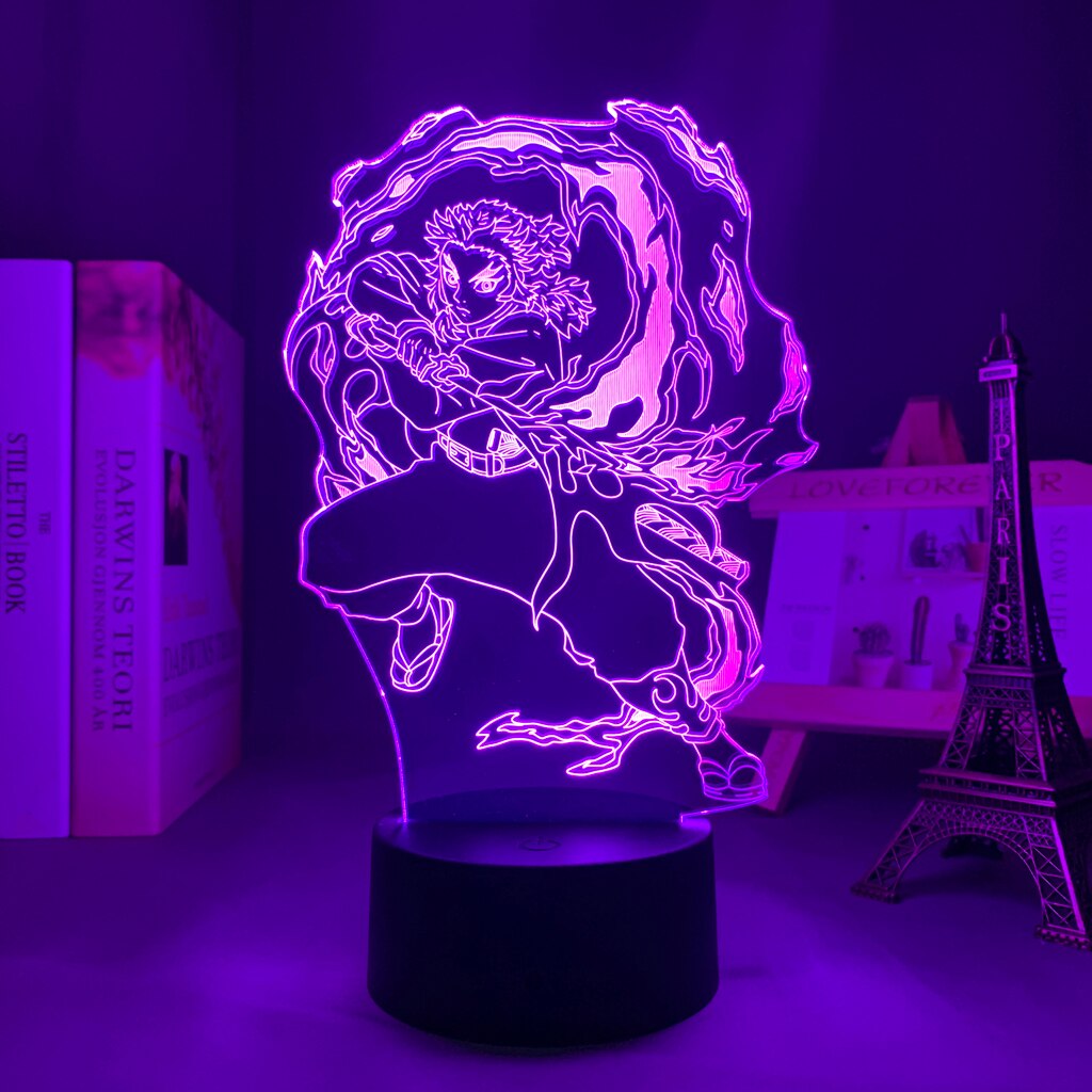 Demon Slayer Kyojuro Rengoku 3D Lamp