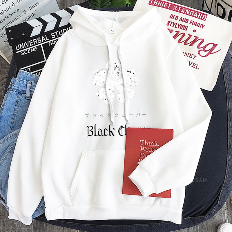 Black Clover Logo Hoodies