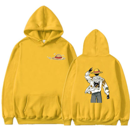 One Piece Luffy Design Hoodies