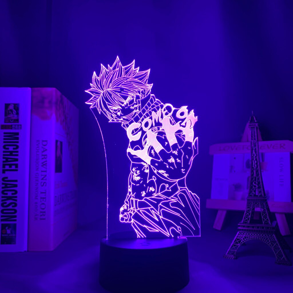 Fairy Tail Natsu Dragneel 3D Lamp