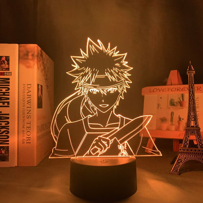 Food Wars Shokugeki No Soma Yukihira 3D Lamp