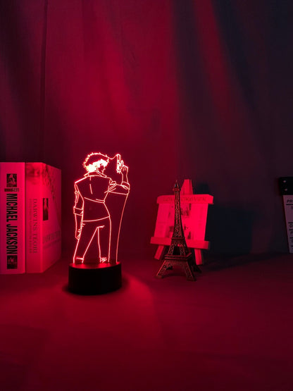 Cowboy Bebop Spike Spiegel 3D Lamp