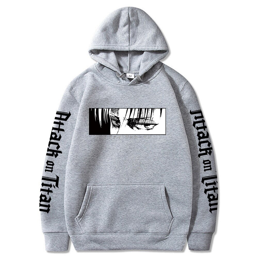 Attack on Titan Eyes Printed Hoodies