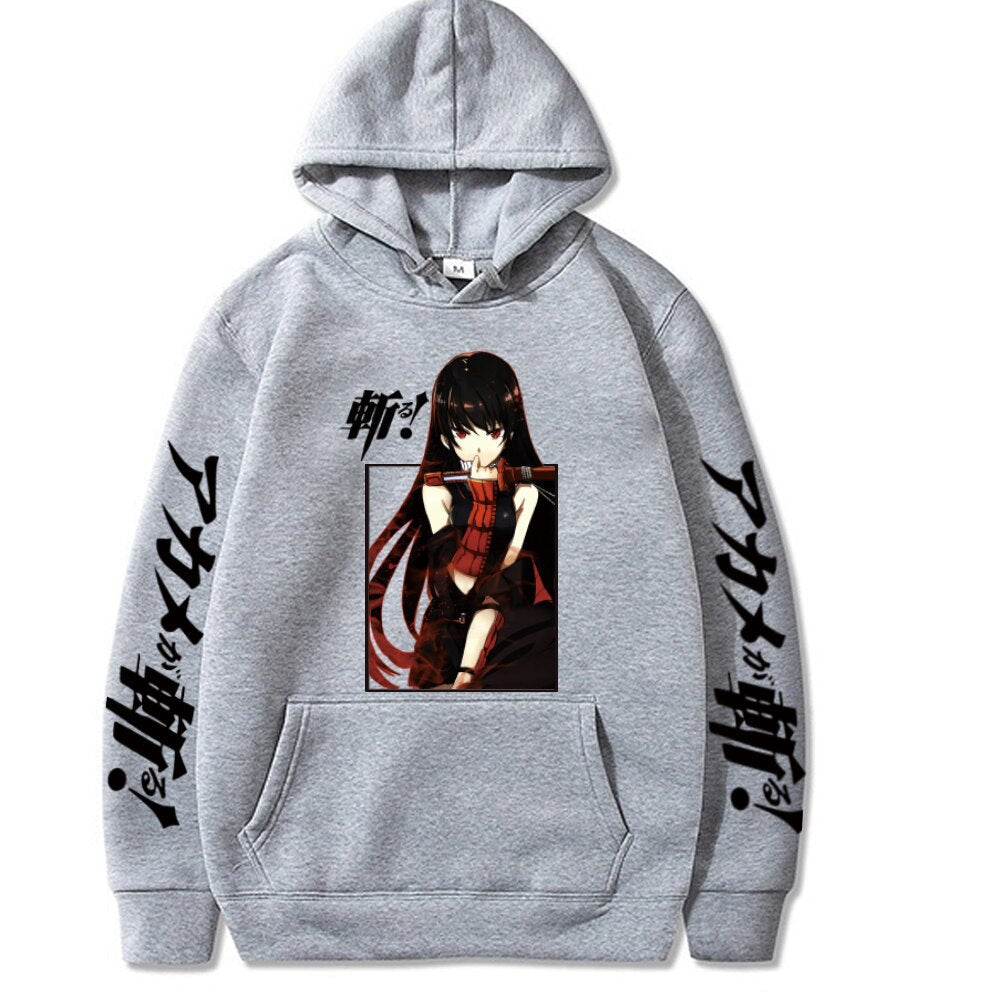 Akame Ga Kill Print Casual Hoodies