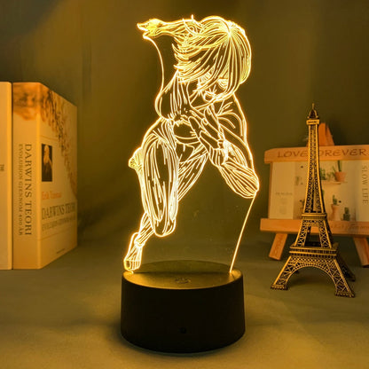 Attack on Titan Manga Shingeki No Kyojin 3D Lamp