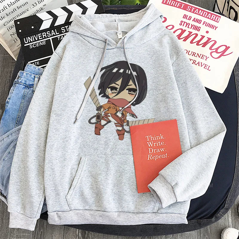 Attack on Titan Levi Eren Mikasa Ackerman Hoodie