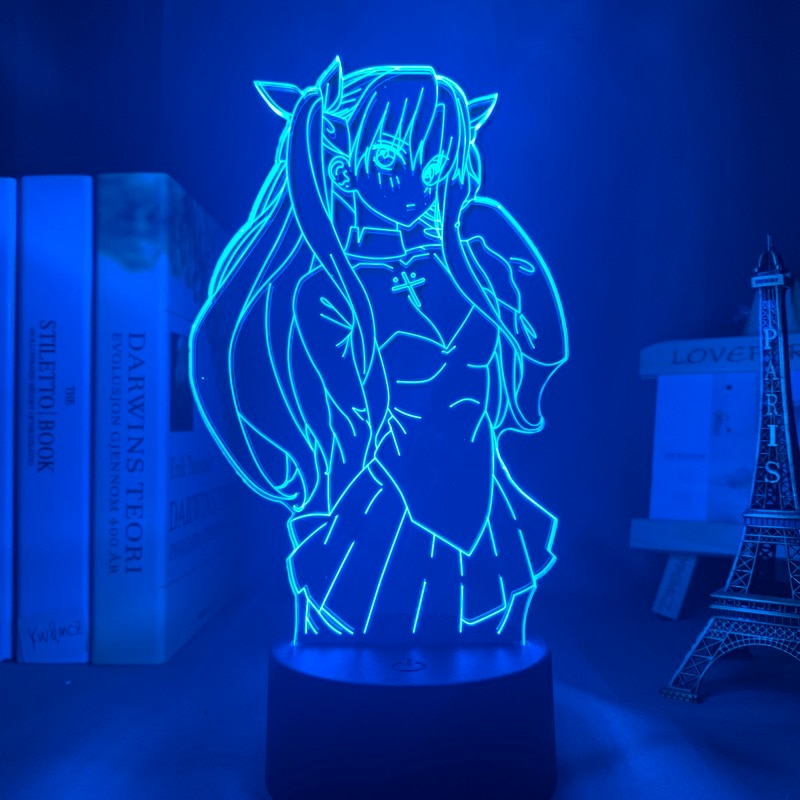 Fate Stay Night Rin Tohsaka 3D Lamp