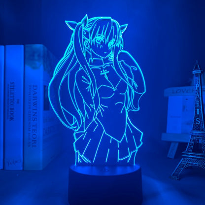 Fate Stay Night Rin Tohsaka 3D Lamp