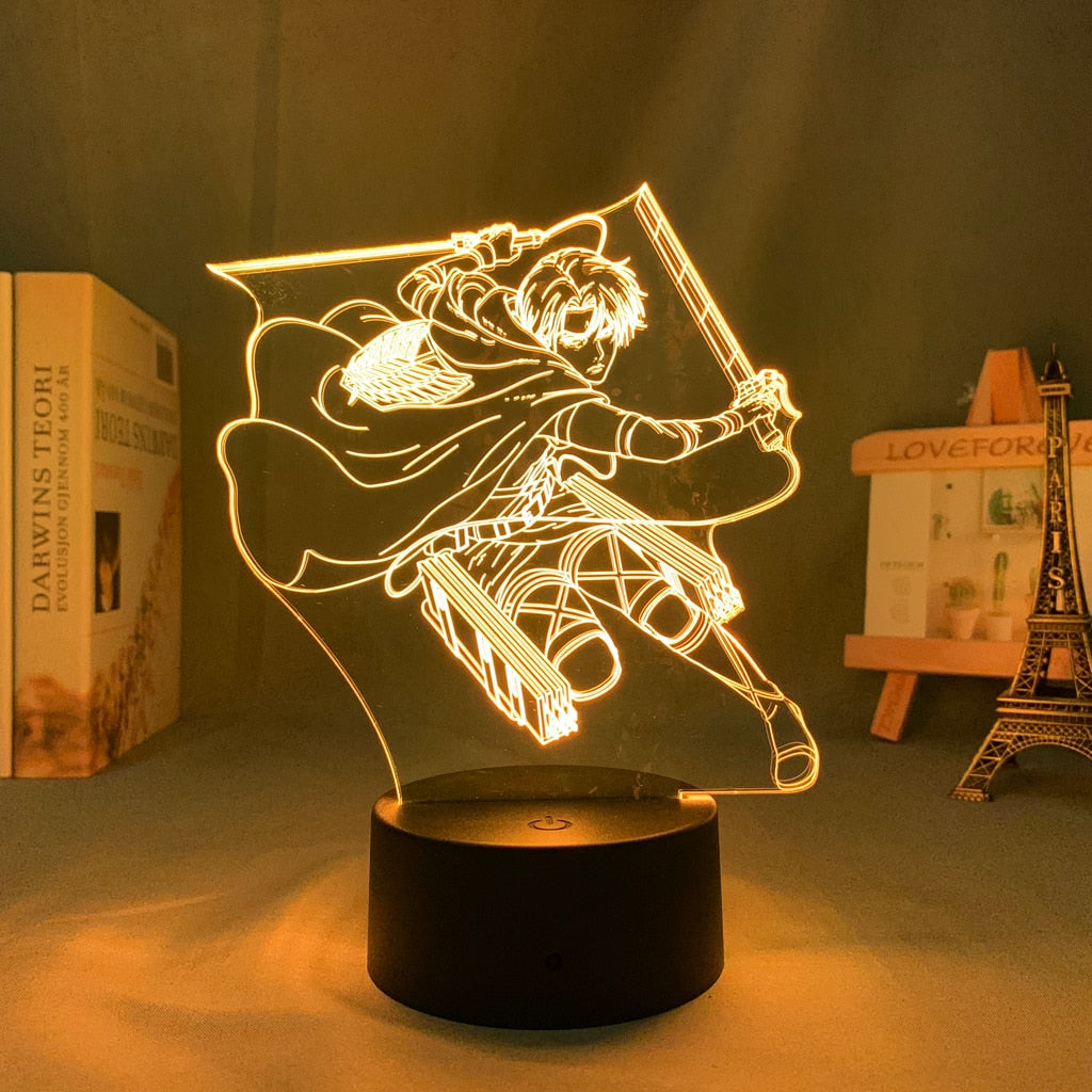 Attack on Titan Led Night 3D Lamp