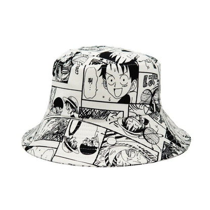 One Piece Bucket Cap