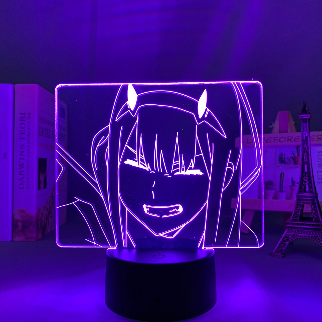 Darling In The Franxx Zero Two 3D Lamp