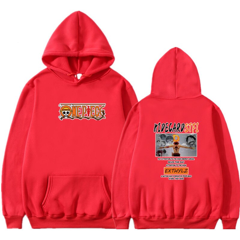 One Piece Luffy Design Hoodies