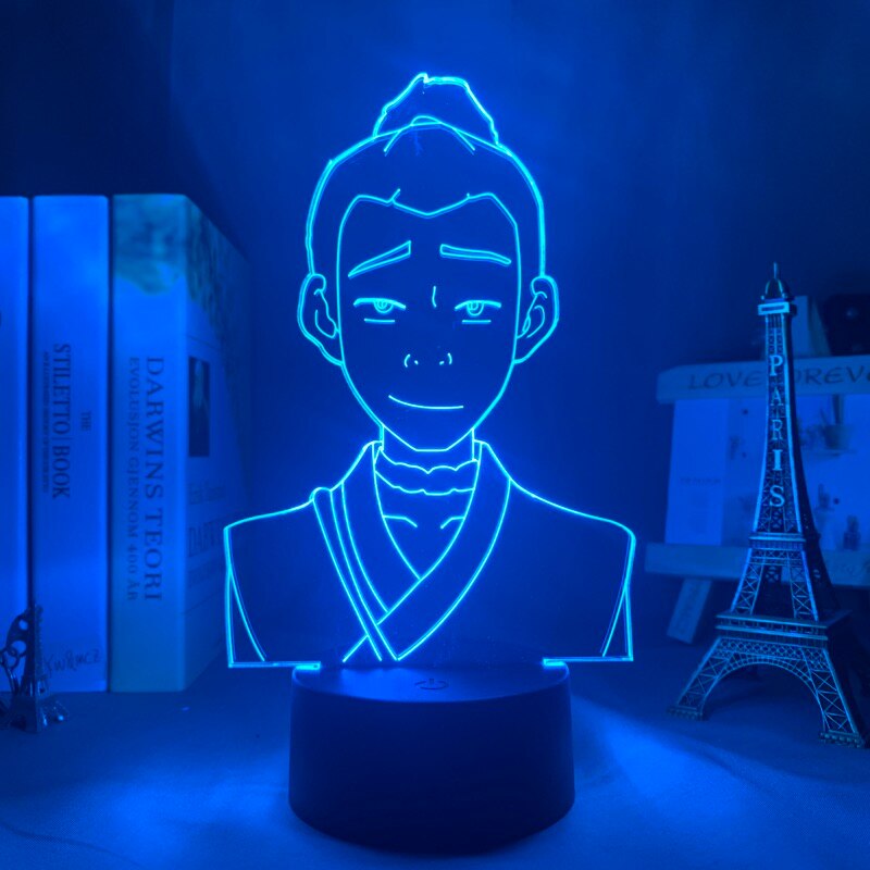 Sokka Avatar The Last Airbender 3D Lamp