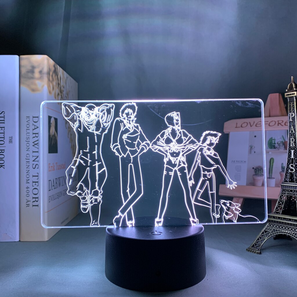 Cowboy Bebop Team 3D Lamp