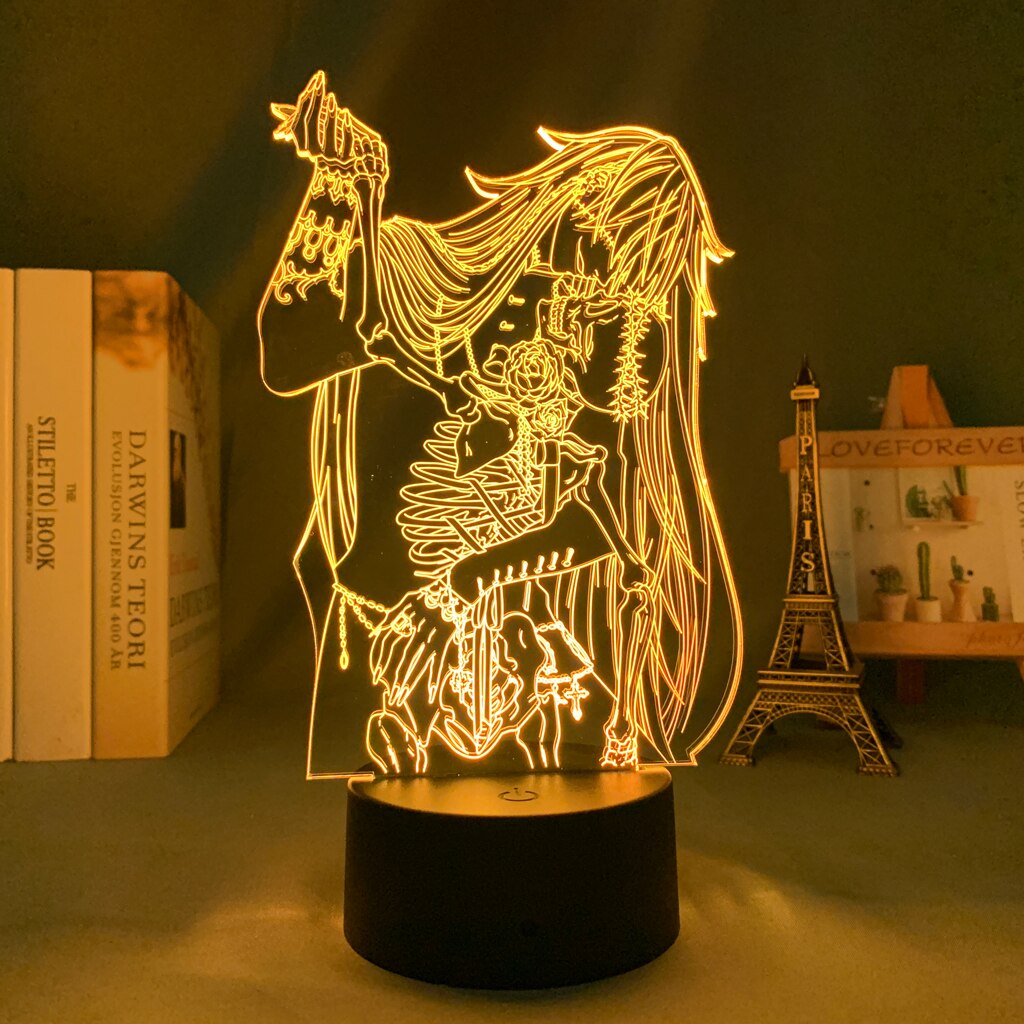 Black Butler Undertaker 3D Lamp