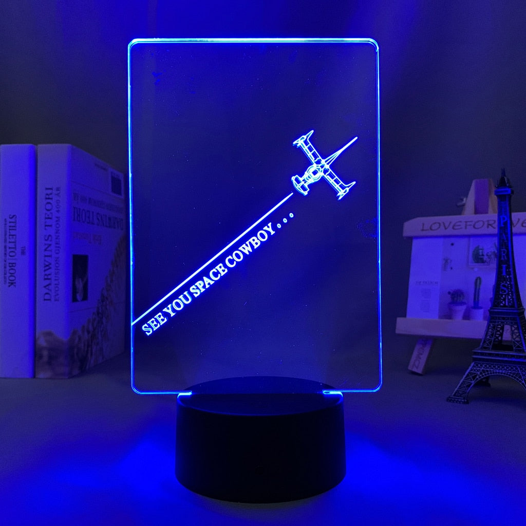 Cowboy Bebop Spike 3D Lamp