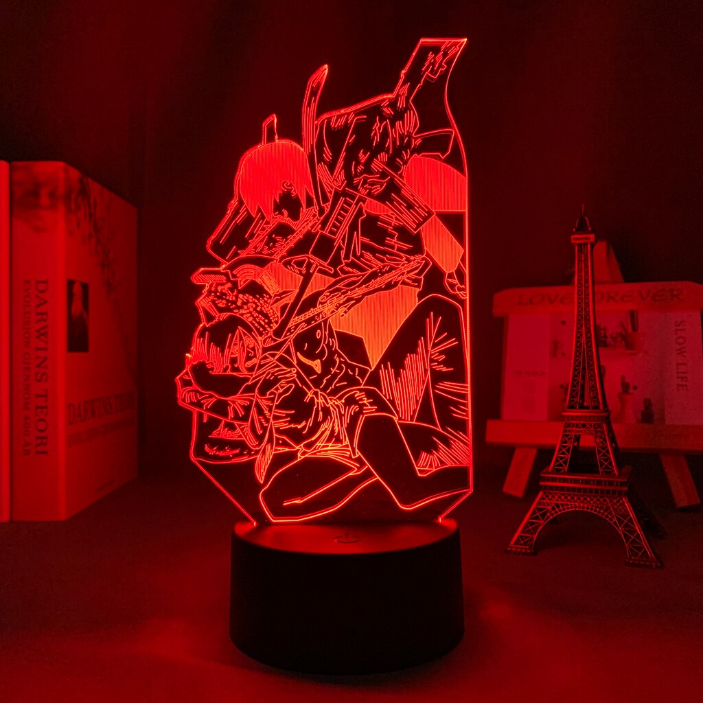 Chainsaw Man 3D Lamp