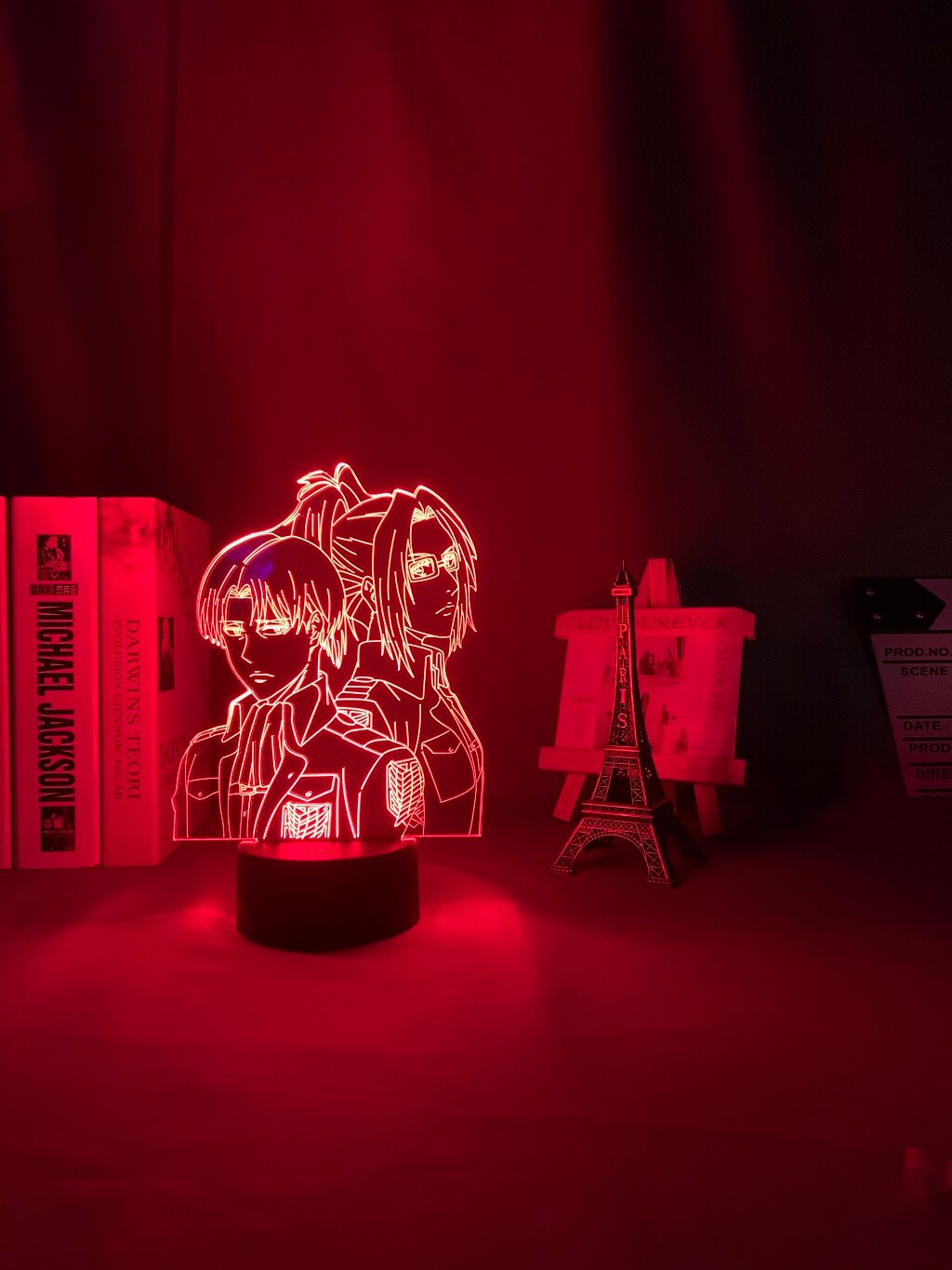 Attack on Titan Hange Zoe Acrylic 3D Lamp