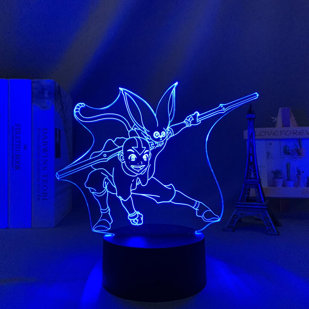 Avatar The Last Airbender Aang 3D Lamp