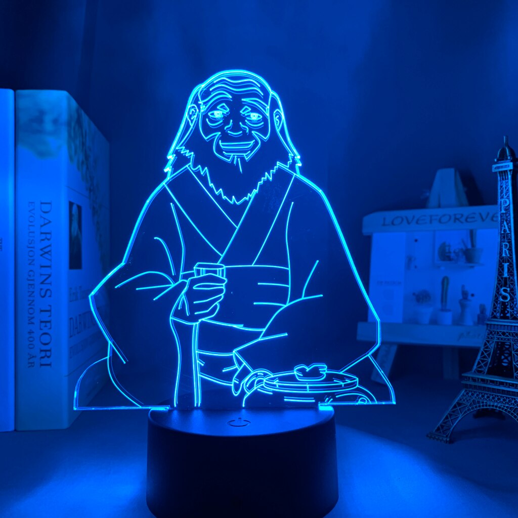 Avatar The Last Airbender Uncle Iroh 3D Lamp