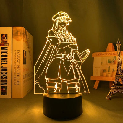 Akame Ga Kill Esdeath 3D Lamp