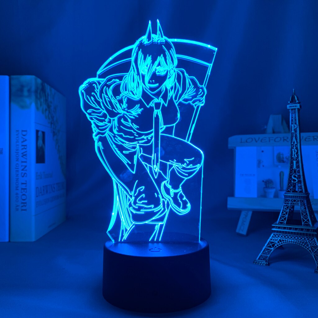 Chainsaw Man 3D Lamp