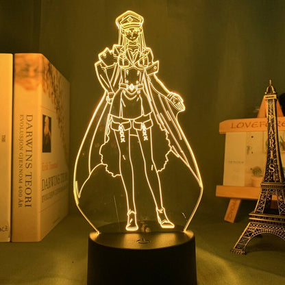 Akame Ga Kill Esdese 3D Lamp