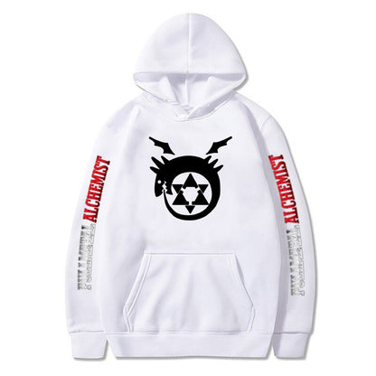 Fullmetal Alchemist Printed Loose Hoodie