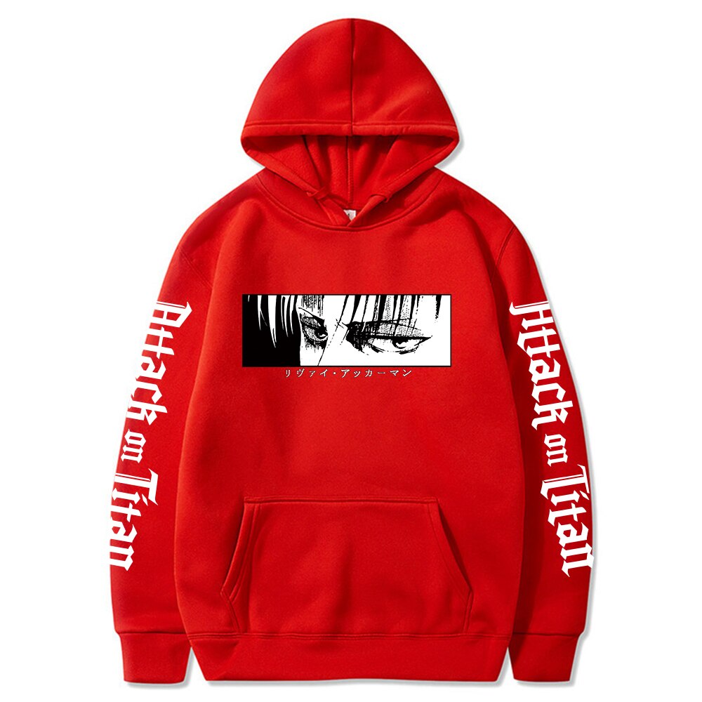 Attack on Titan Eyes Printed Hoodies