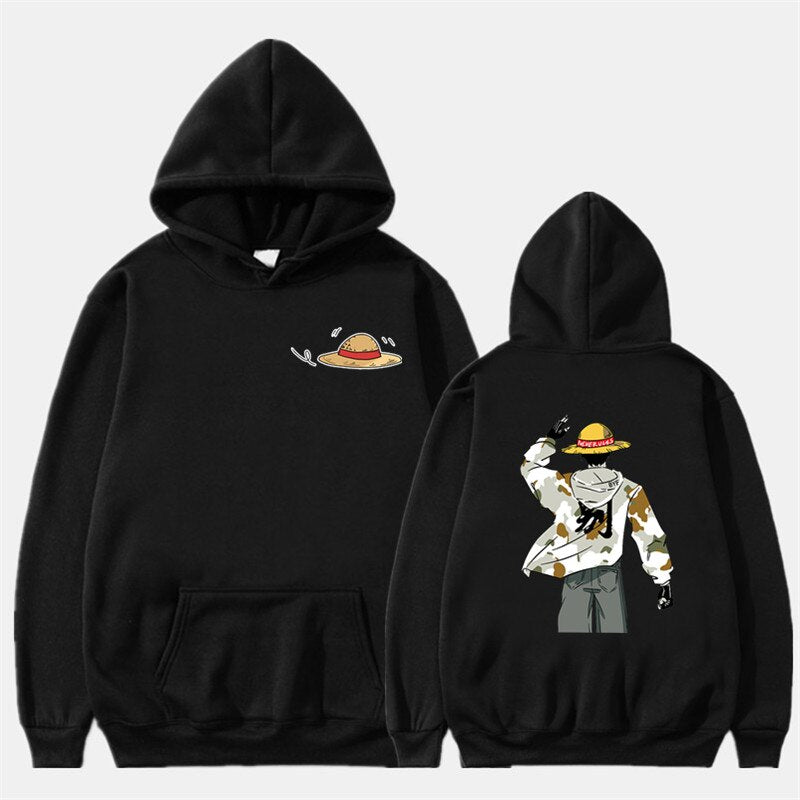 One Piece Luffy Design Hoodies