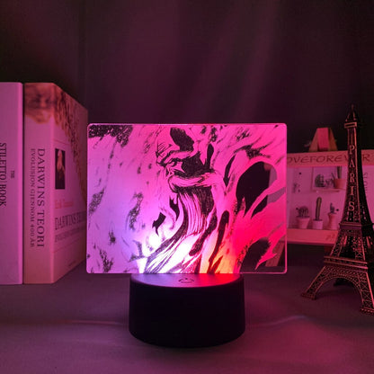 Dual Color Bleach Genryusai Shigekuni Yamamoto 3D Lamp