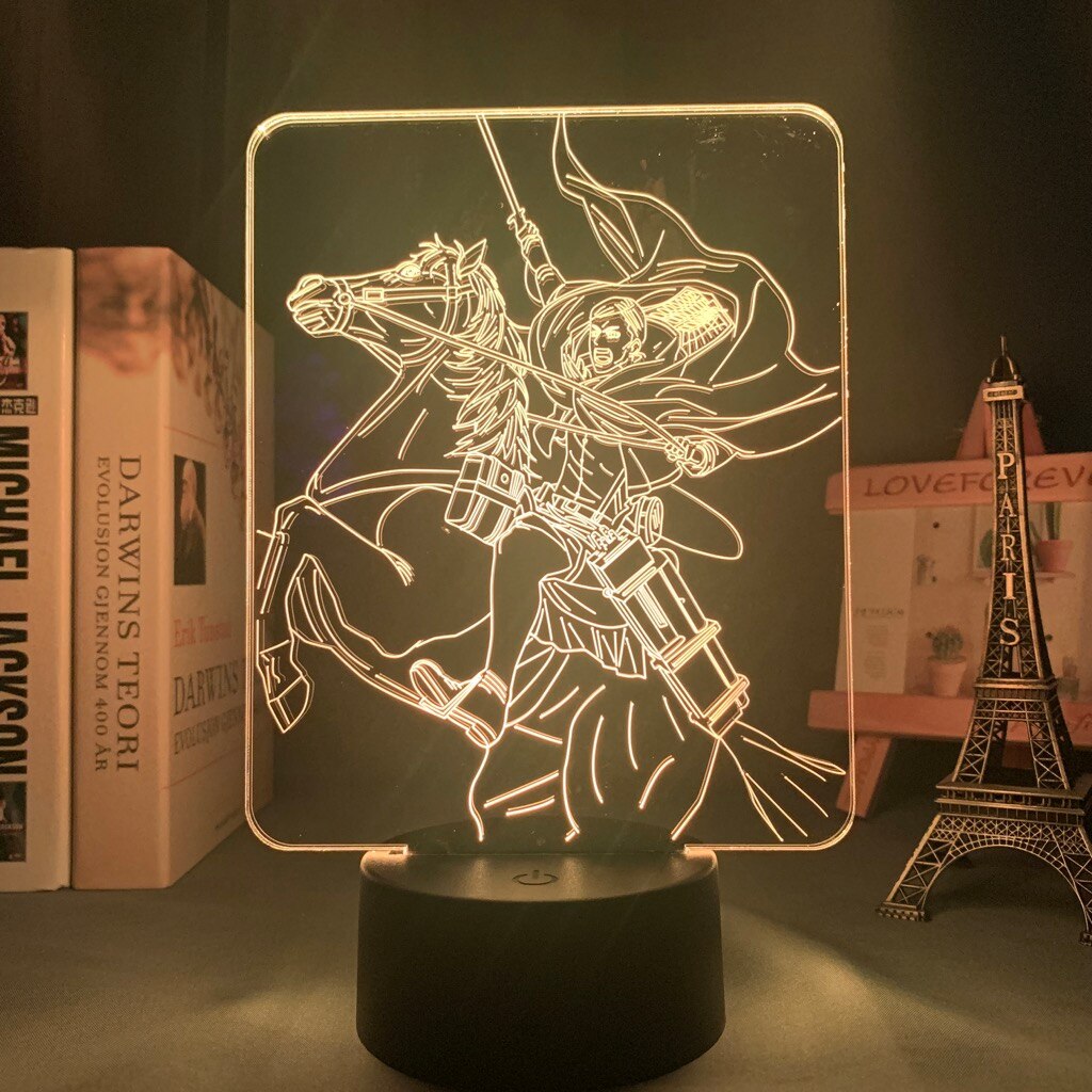 Attack on Titan Erwin Smith 3D Lamp