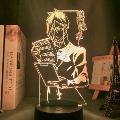 Black Butler Led 3D Lamp